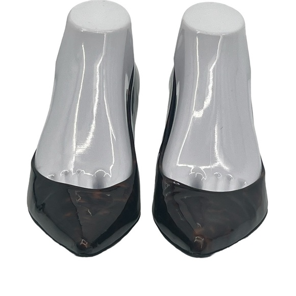 Stuart Weitzman Brown Tortoise Pointed Toe Pumps Size 8 Women’s - Picture 3 of 11